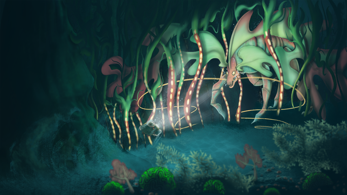 Deep Sea Monstrosity Illustration